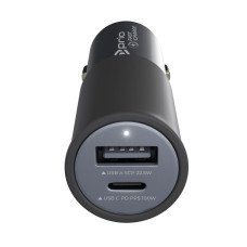 Automobilski punjač za uređaje s priključkom USB-C / USB-A, dupli, 100W Automobilski punjač za uređaje s priključkom USB-C / USB-A, dupli, 100W