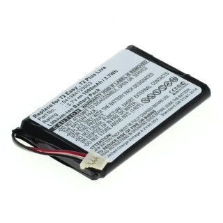 Baterija za Navigon 72 Easy / 72 Plus / 72 Premium, 1000 mAh