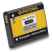 Baterija BP70A za Samsung ES65 / PL80 / SL50 / ST80, 500 mAh