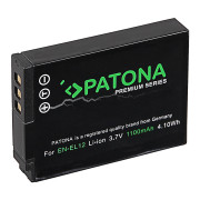 Baterija EN-EL12 za Nikon Coolpix S620 / S640 / S1000 / S8000, 1100 mAh