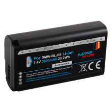 Baterija DMW-BLJ31 za Panasonic Lumix DC-S1 / DC-S1H / DC-S1R, 3500 mAh Baterija DMW-BLJ31 za Panasonic Lumix DC-S1 / DC-S1H / DC-S1R, 3500 mAh