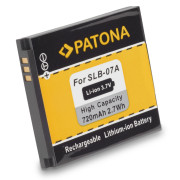Baterija SLB-07A / SLB-07B za Samsung PL150 / ST550 / TL220, 720 mAh