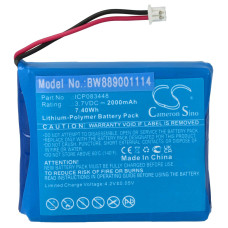 Baterija za Midland TecTalk Float, 2000 mAh Baterija za Midland TecTalk Float, 2000 mAh