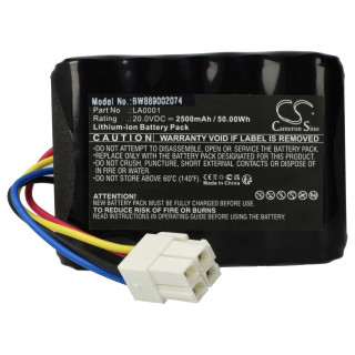 Baterija za Worx Landxcape LX790 / LX791 / LX792, 20 V, 2,5 Ah