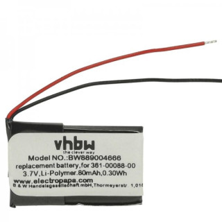 Baterija za Garmin VivoSmart HR / Approach X40, 80 mAh