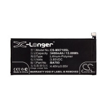 Baterija za Meizu Pro 7 Plus / M793Q, 3400 mAh