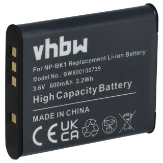 Baterija NP-BK1 za Sony CyberShot DSC-S750 / DSC-S950 / DSC-W370, 600 mAh Baterija NP-BK1 za Sony CyberShot DSC-S750 / DSC-S950 / DSC-W370, 600 mAh