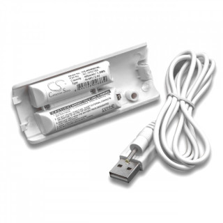 Baterija za Nintendo Wii Remote Controller, bijela, 400 mAh