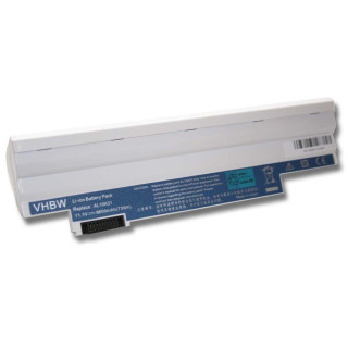 Baterija za Acer Aspire One 522 / 722 / D255 / D255E / D257, bijela, 6600 mAh