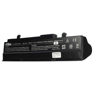 Baterija za Asus Eee PC 1011 / 1015 / 1016, crna, 6600 mAh