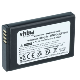 Baterija za Polycom 5020 / Spectralink 5020, 84743424, 950 mAh