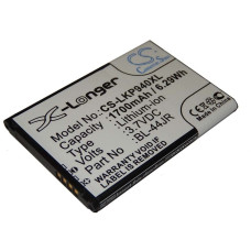 Baterija za LG Optimus L40 / D160 / K2 / P940 / Prada 3.0, 1700 mAh