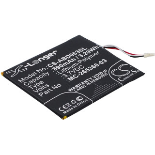 Baterija za Amazon Kindle 7 / 8 / WP63GW, 890 mAh