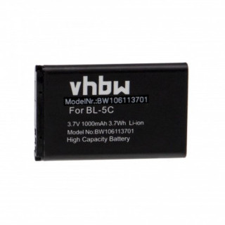 Baterija za Nokia 1100 / 2600 / 6600 / N70 / N71, BL-5C, 1000 mAh