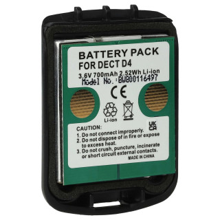 Baterija za Avaya DECT D4 / DECT FC4, 700 mAh