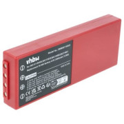 Baterija za HBC Radiomatic BA210040 / BA211060, crvena, 2000 mAh