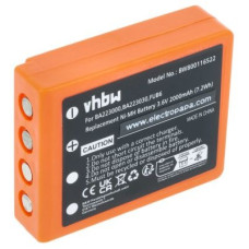 Baterija za HBC Radiomatic BA223031 / BA223001, narančasta, 2000 mAh