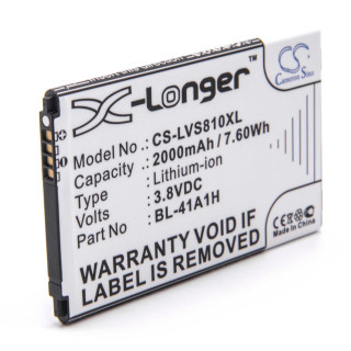 Baterija za LG Optimus F60 / D390 / LS660, 2000 mAh