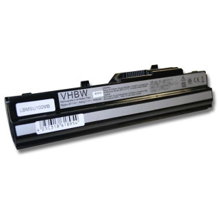 Baterija za Medion Akoya E1210 / MSI Wind U100 / LG X110, crna, 4400 mAh