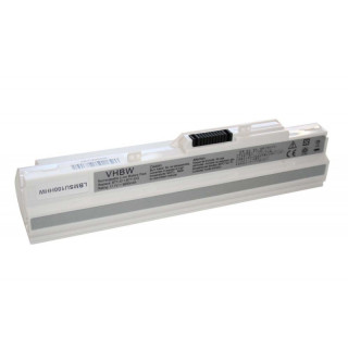 Baterija za Medion Akoya E1210 / MSI Wind U100 / LG X110, bijela, 6600 mAh