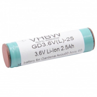 Baterija za Gardena Accu60, Li-Ion, 3.6 V, 2.5 Ah