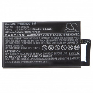 Baterija za Zebra EC30, 1100 mAh