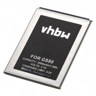 Baterija za Gigaset GS80, 2000 mAh