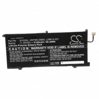 Baterija za HP Chromebook X360 14-DA / X360 14 G1, SY03XL, 5150 mAh