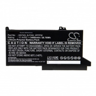 Baterija za Dell Latitude 12 7280 / 12 7480 / 12 5300, 3400 mAh Baterija za Dell Latitude 12 7280 / 12 7480 / 12 5300, 3400 mAh