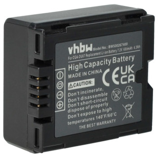 Baterija CGA-DU14 / CGA-DU21 za Panasonic NV-GS10 / PV-GS50 / VDR-M30, 600 mAh