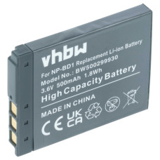 Baterija NP-BD1 za Sony Cybershot DSC-T2 / DSC-T900 / DSC-TX1, 500 mAh Baterija NP-BD1 za Sony Cybershot DSC-T2 / DSC-T900 / DSC-TX1, 500 mAh