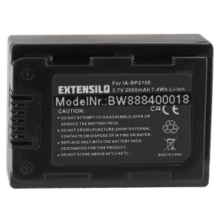 Baterija IA-BP210E za Samsung HMX-S10 / HMX-H200 / SMX-F40, 1800 mAh Baterija IA-BP210E za Samsung HMX-S10 / HMX-H200 / SMX-F40, 1800 mAh