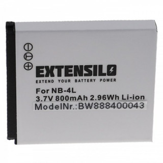 Baterija NB-4L za Canon IXUS 30 / 40 / 50 / 55, 800 mAh