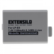 Baterija LP-E5 za Canon EOS-450D / EOS-500D / EOS-1000D, 1100 mAh
