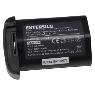 Baterija LP-E4 za Canon EOS 1D C / EOS 1Ds Mark III / EOS 1D Mark IV, 3350 mAh