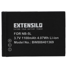 Baterija NB-5L za Canon PowerShot S100 / IXUS 950, 1100 mAh Baterija NB-5L za Canon PowerShot S100 / IXUS 950, 1100 mAh