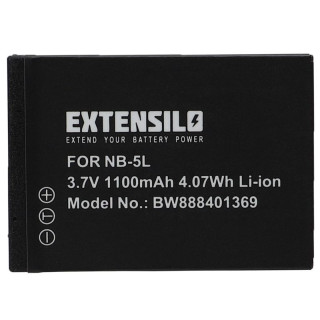 Baterija NB-5L za Canon PowerShot S100 / IXUS 950, 1100 mAh