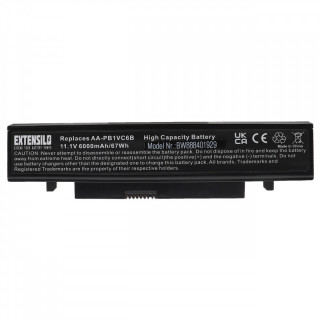 Baterija za Samsung N230 / Q330 / X420, 6000 mAh