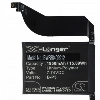 Baterija za Vivo IQOO 7, B-P3, 1950 mAh