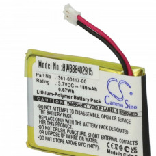 Baterija za Garmin Approach S10 / S20 / X40, 180 mAh