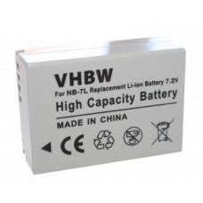 Baterija NB-7L za Canon PowerShot G10 / G11 / G12 / Powershot SX30, 700 mAh