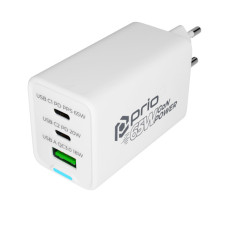 Punjač / adapter USB-A / USB-C, GaN, PD, 65 W