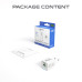 Punjač / adapter USB-A / USB-C, GaN, PD, 35 W