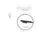 Punjač za laptope Microsoft Surface Pro 3 / 4 / 5 / 6 / 7, 65W / 15V / 4A, 1706