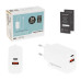 Punjač / adapter USB-A / USB-C, GaN, PD, 20 W