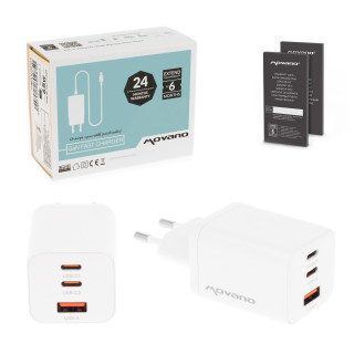 Punjač / adapter USB-A / USB-C, GaN, PD, 65 W Punjač / adapter USB-A / USB-C, GaN, PD, 65 W