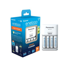 Punjač za baterije NiMH Panasonic BQ-CC17 in 4 baterije Eneloop AA