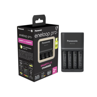Punjač za baterije NiMH Panasonic BQ-CC55E i 4 baterije Eneloop Pro AA