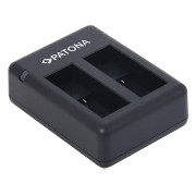 Punjač za bateriju GoPro Hero 9, MicroUSB, dupli