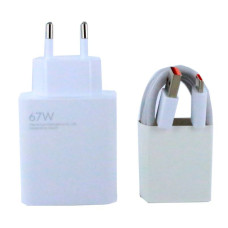 Punjač za telefone Xiaomi MDY-12-EH s kabelom USB-C, originalni, 67W